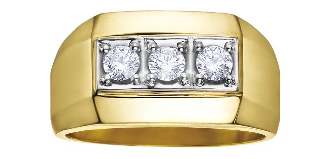 Corona Diamond 10KY .50TW Mens Ring R6749