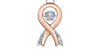 Pulse Diamond 10KWR .10TW Necklace PP3795