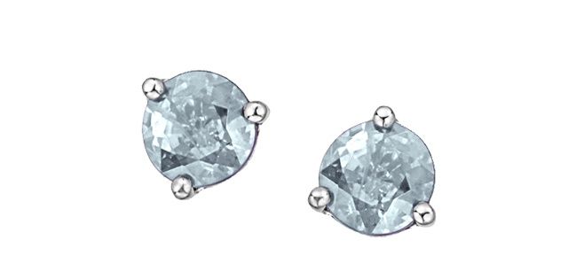 Corona Aquamarine 10KW Gemstone Earrings EE2956