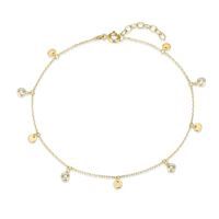 REIGN Bracelet Sterling Gold Plated - Mini Disc Charm 31AC4F001Q