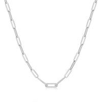 REIGN Necklace Sterling - Paperclip Link R0AAX60044