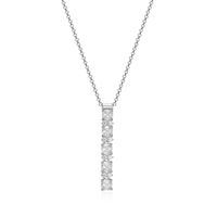REIGN Necklace Sterling - Drop Bar R0ACU40018