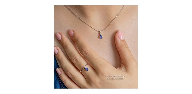 Corona Tanzanite 10KW Gemstone Necklace