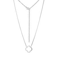 REIGN Necklace Sterling - Open Clover R0ADHEA014