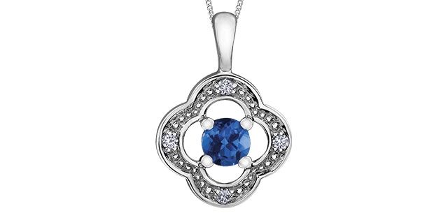 Corona Sapphire 10KW Gemstone Necklace DX700