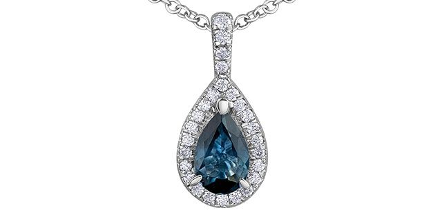 Corona Sapphire 10KW Gemstone Necklace