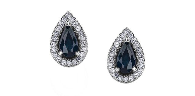 Corona Sapphire 10KW Gemstone Earrings