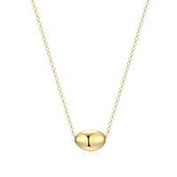 REIGN Necklace Sterling Gold Plated - Pebble 30ACHRA014