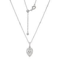 REIGN Necklace Sterling - Pear Halo R3AXMX00ZZ