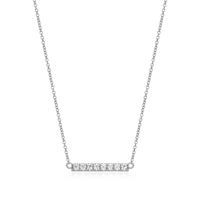 REIGN Necklace Sterling - Bar R0ABT60042