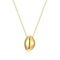 REIGN Necklace Sterling Gold Plate - Pebble 30ACHQA014