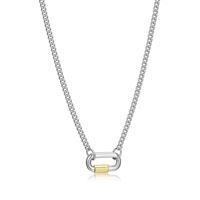 REIGN Necklace Sterling - Two-tone Carabiner Link R0ADL5A07Z
