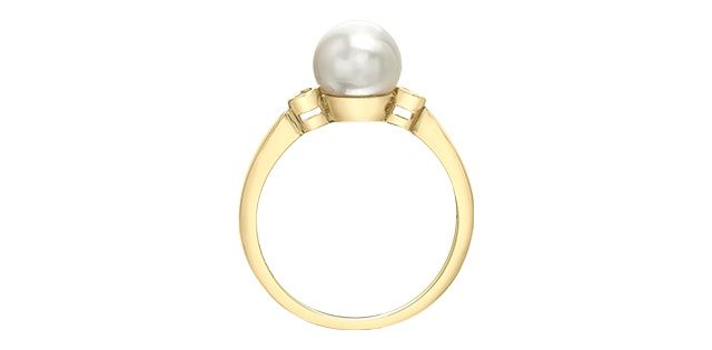 Corona Pearl 10KY Gemstone Ring R51V62