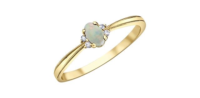 Corona Opal 10KY Gemstone Ring R4432