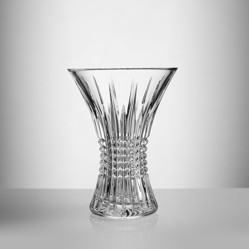 Lismore Diamond Vase 8&quot; Waterford