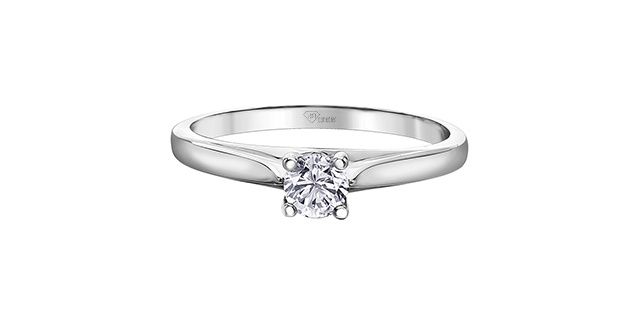 I Am Canadian 14KW .30TW Diamond Engagement Ring R1848