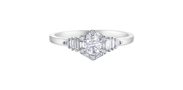 I Am Canadian 14KW .48TW Diamond Engagement Ring R30887