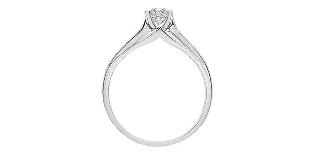 I Am Canadian 14KW .51TW Diamond Engagement Ring R10125