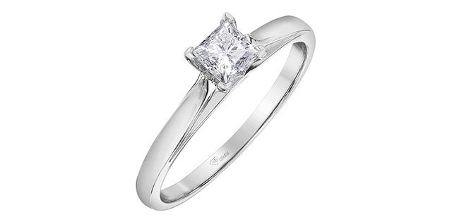 I Am Canadian 14KW .51TW Diamond Engagement Ring R10125