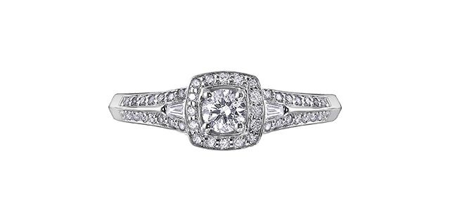 I Am Canadian 14KW .45TW Diamond Engagement Ring R3764