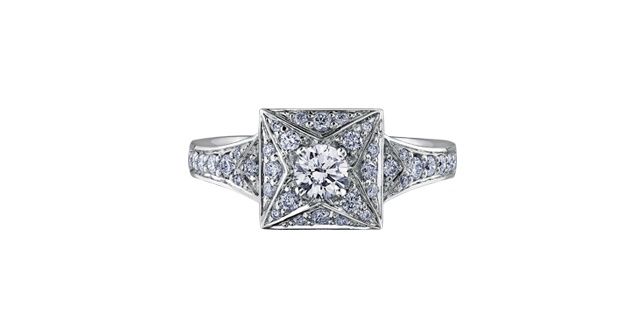 I Am Canadian 14KW .60TW Diamond Engagement Ring R3904