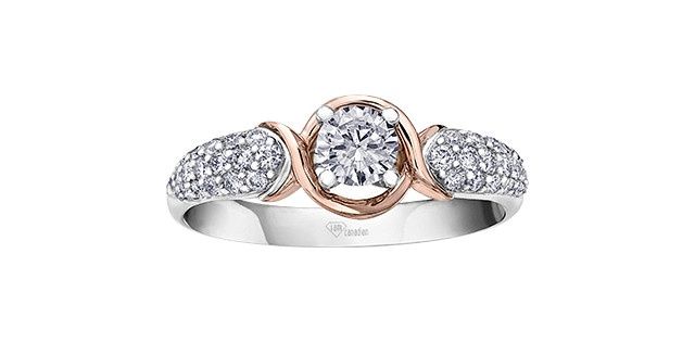 I Am Canadian 14KWR .60TW Diamond Engagement Ring R30197
