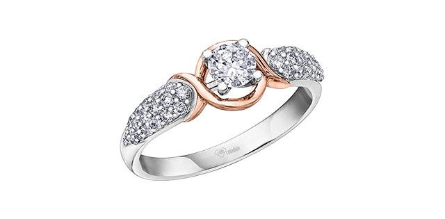 I Am Canadian 14KWR .60TW Diamond Engagement Ring R30197