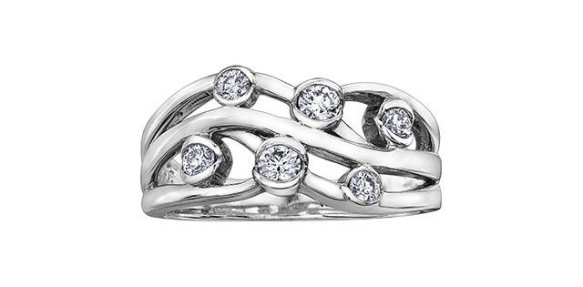 I Am Canadian 10KW .36TW Diamond Ring R53C53