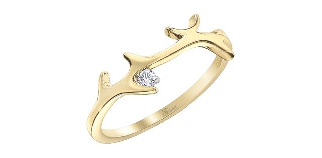 I Am Canadian 10KY .04TW Diamond Ring RCH746