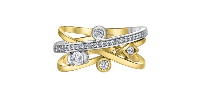I Am Canadian 14KYW .44TW Diamond Ring RLFMR1089