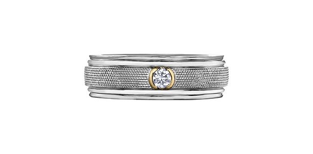 I Am Canadian 10KY .15TW Diamond Wedding Ring R90D19