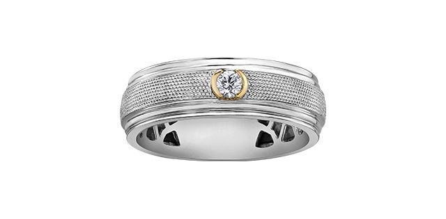 I Am Canadian 10KY .15TW Diamond Wedding Ring R90D19