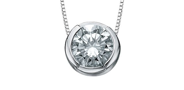 Maple Leaf Forever Diamond Necklace 10KW .10TW 50013
