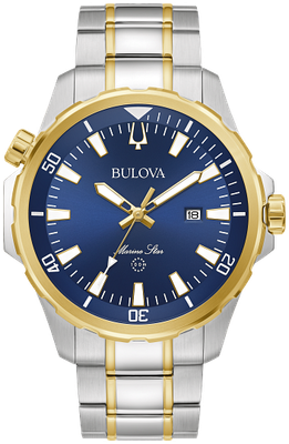 Bulova Marine Star Mens Watch 98B384