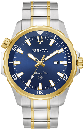 Bulova Marine Star Mens Watch 98B384
