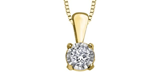 Forever Diamond Necklace 10KY .03TW 20104