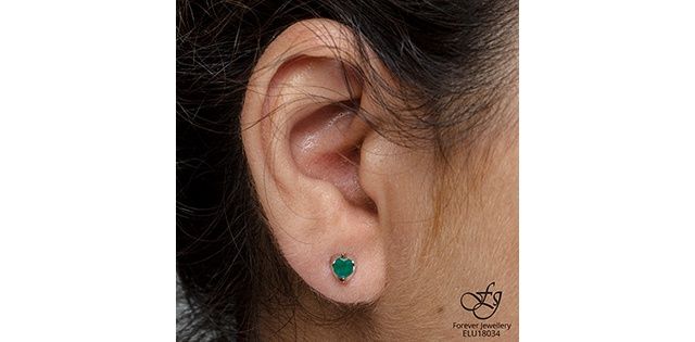 Forever Emerald 10KW Earrings ELU10834