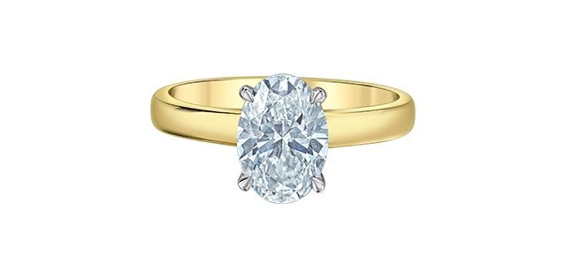 Lab Diamond 14KYW 2.07TW Engagement Ring R31554 Diamond Evolution