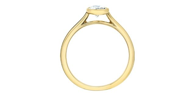 Lab Diamond 14KY 1.04TW Engagement Ring R10210 Diamond Evolution