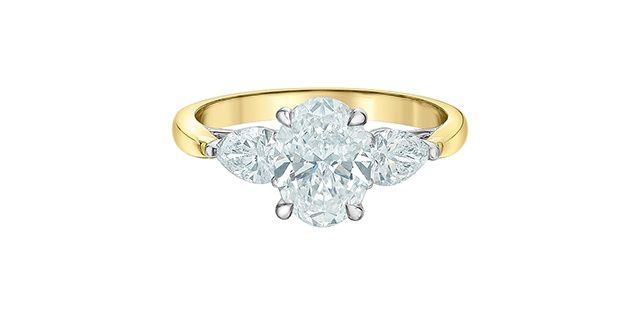 Lab Diamond 14KYW 2.10TW Engagement Ring R31244 Diamond Evolution