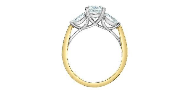 Lab Diamond 14KYW 2.10TW Engagement Ring R31244 Diamond Evolution