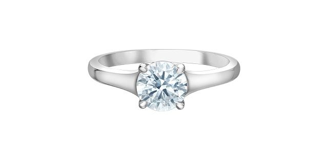 Lab Diamond 14KW 1.22TW Engagement Ring R10196 Diamond Evolution