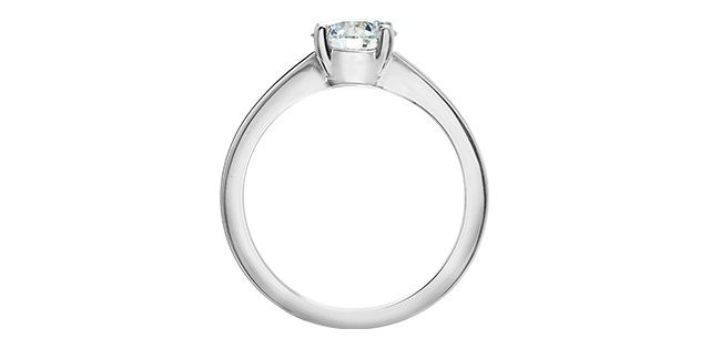 Lab Diamond 14KW 1.22TW Engagement Ring R10196 Diamond Evolution
