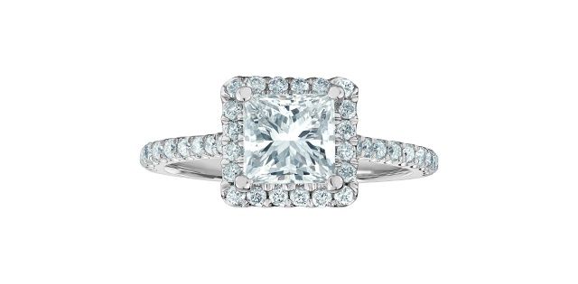 Lab Diamond 14KW 1.90TW Engagement Ring R31162 Diamond Evolution