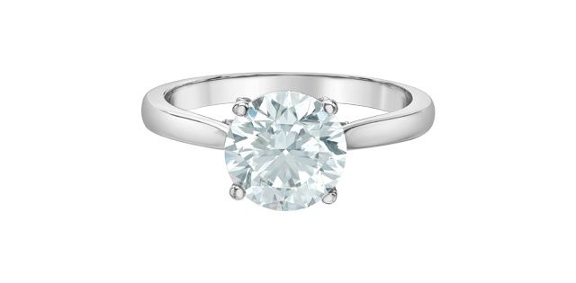 Lab Diamond 14KW 2.15TW Engagement Ring R31410 Diamond Evolution