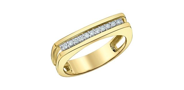 Lab Diamond 14KYW .10TW Band R10241 Diamond Evolution