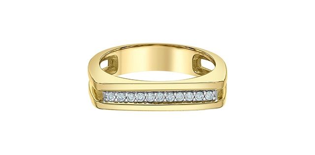 Lab Diamond 14KYW .10TW Band R10241 Diamond Evolution