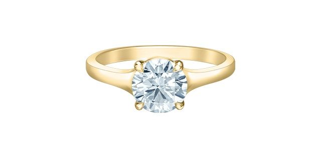 Lab Diamond 14KY 1.50TW Engagement Ring R10196 Diamond Evolution