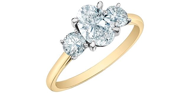 Lab Diamond 14KYW 1.50TW Engagement Ring R31140 Diamond Evolution