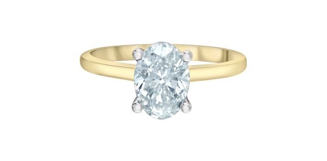Lab Diamond 14KYW 1.58TW Engagement Ring R31309 Diamond Evolution